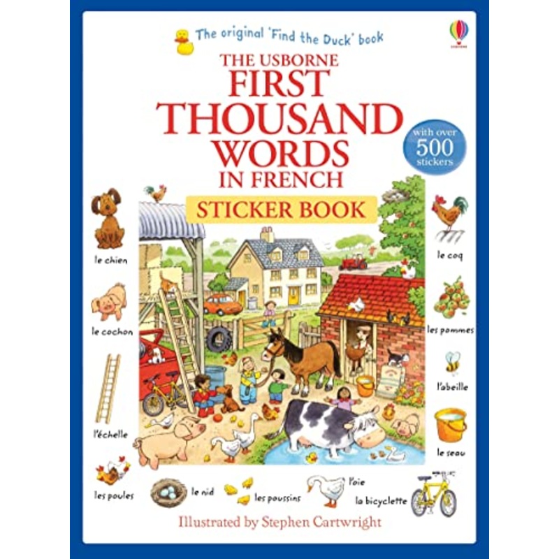 First Thousand Words in French Sticker Book
