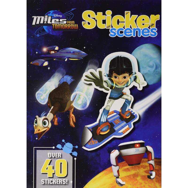 Disney Junior Miles from Tomorrow Sticker Scenes: Over 40 stickers!