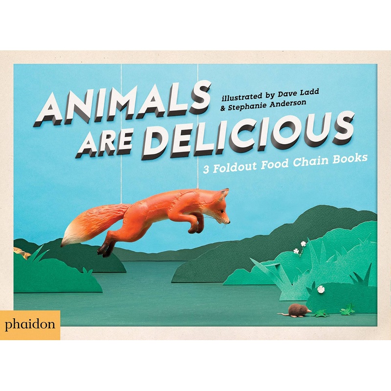 Animals are Delicious: 3 Foldout Food Chain Books