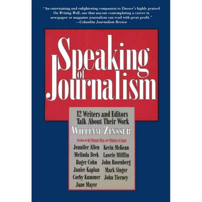 Speaking of Journalism
