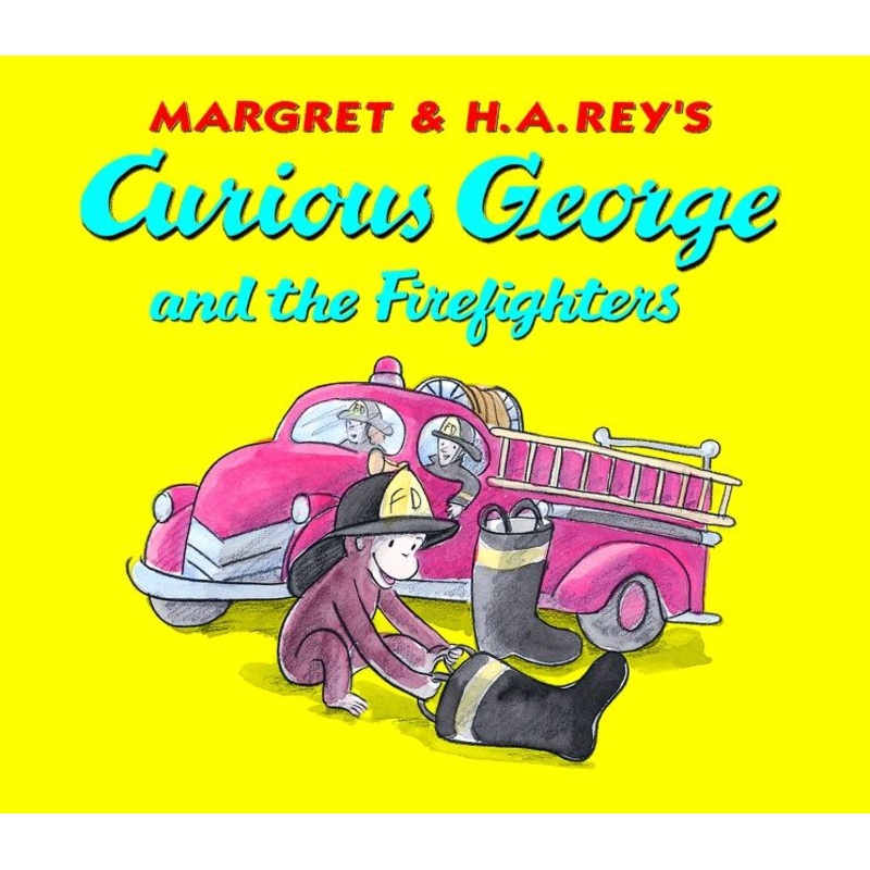 Curious George and the Firefighters Board Book