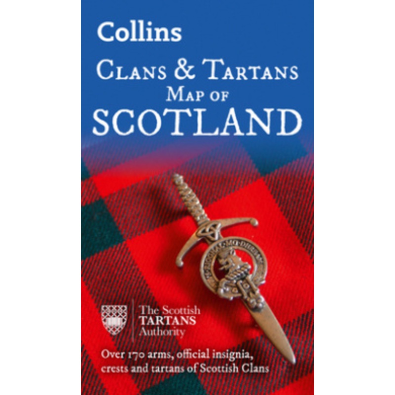 Collins Clans and Tartans Map of Scotland