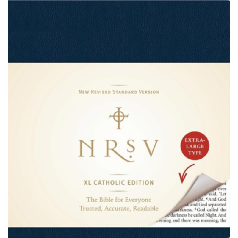 NRSV XL, Catholic Edition, Navy Leathersoft
