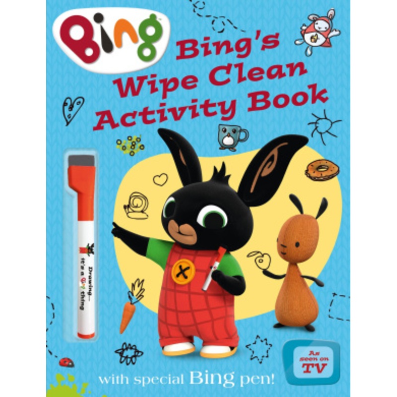Bings Wipe Clean Activity Book