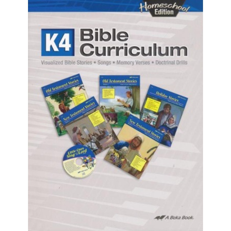 Abeka Homeschool K4 Bible Curriculum