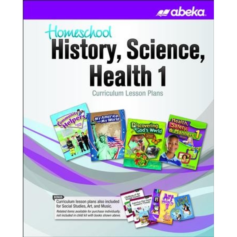 Abeka Homeschool History, Science, & Health Grade 1  Curriculum Lesson Plans