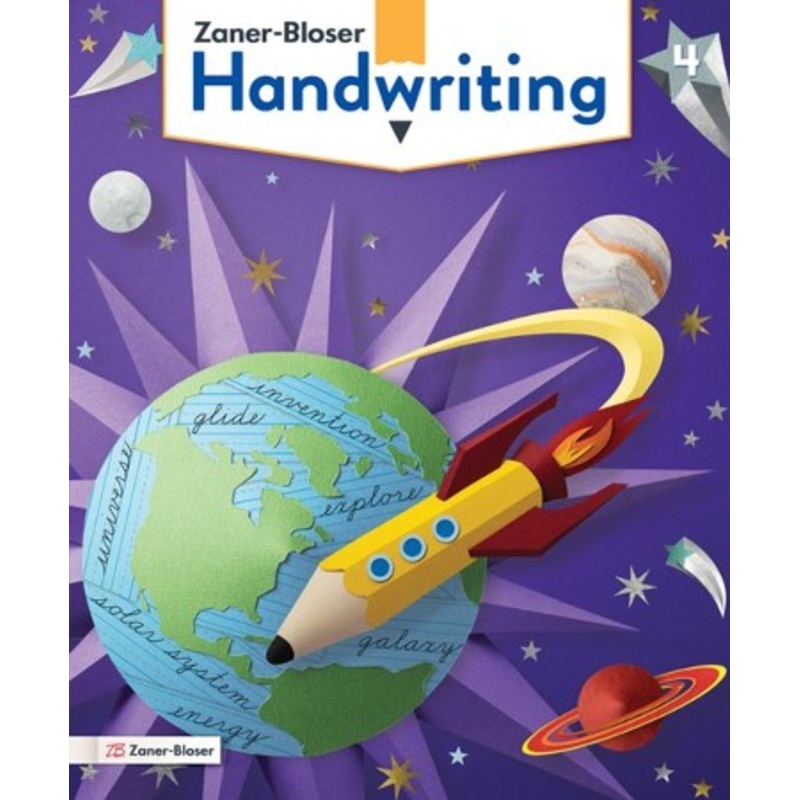 Zaner-Bloser Handwriting Student Edition, Grade 4 (2020 Copyright)