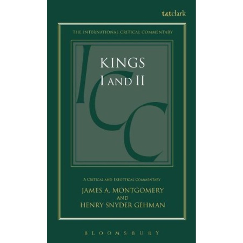 1st & 2nd Kings, International Critical Commentary