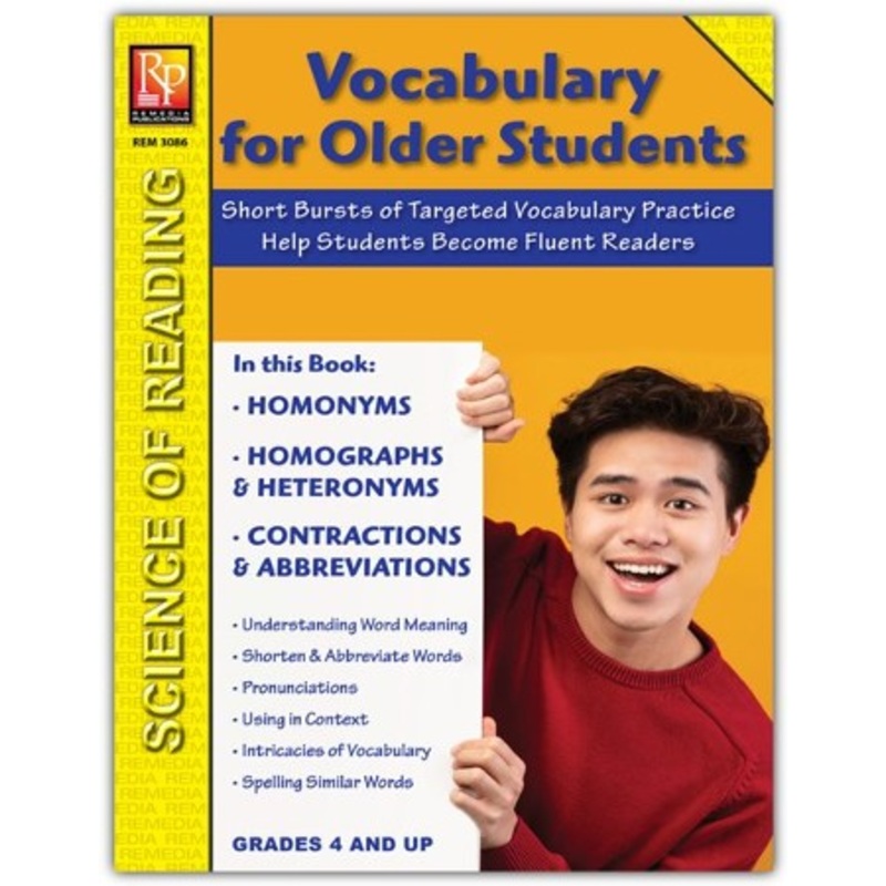 Vocabulary for Older Students (Grades 4 & Up)