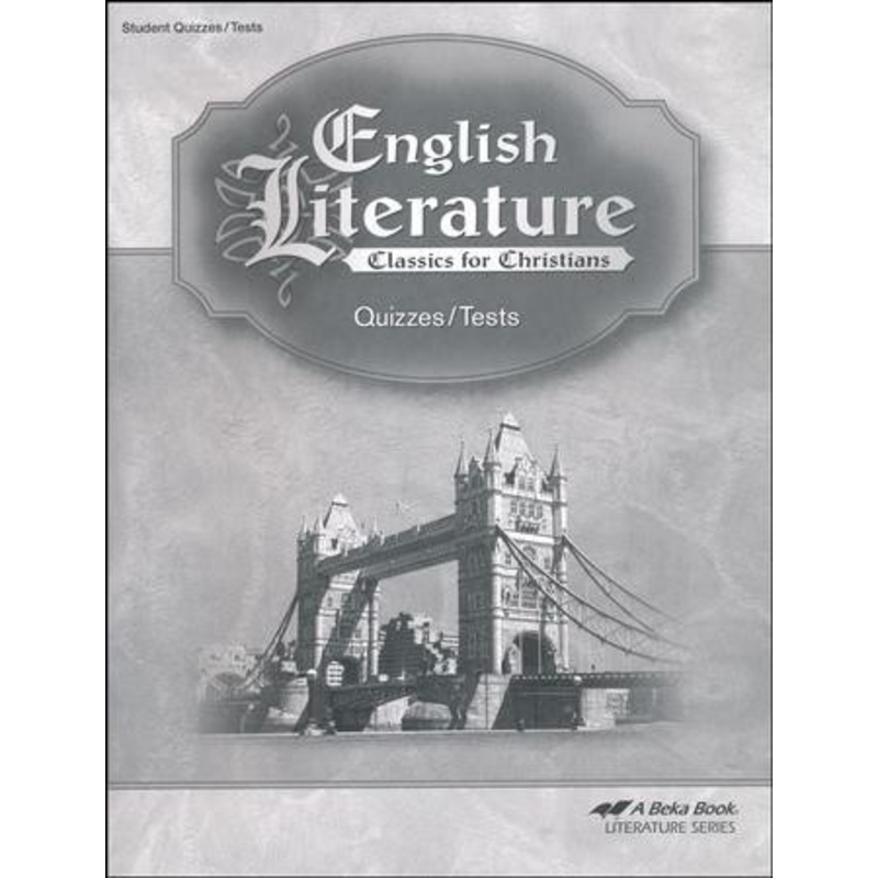 Abeka English Literature Tests and Quizzes