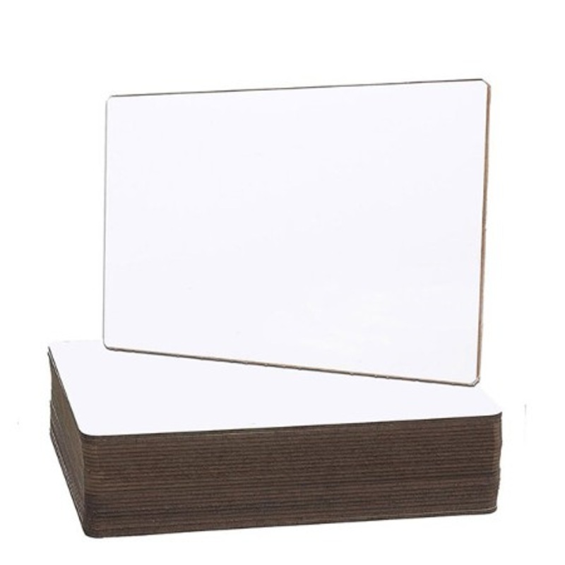 9X12 Dry Erase Board Cl Pk 24
