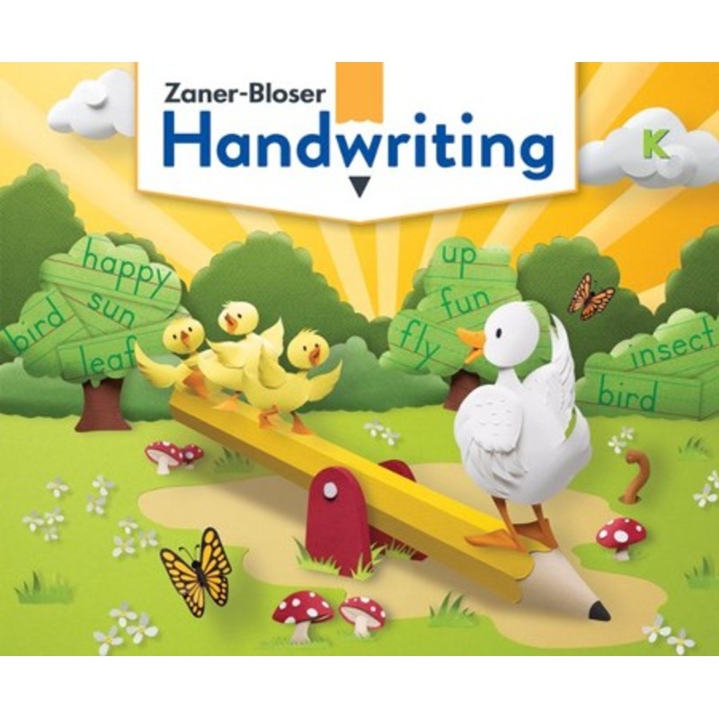 Zaner-Bloser Handwriting Grade K Student Edition (2020 Copyright)