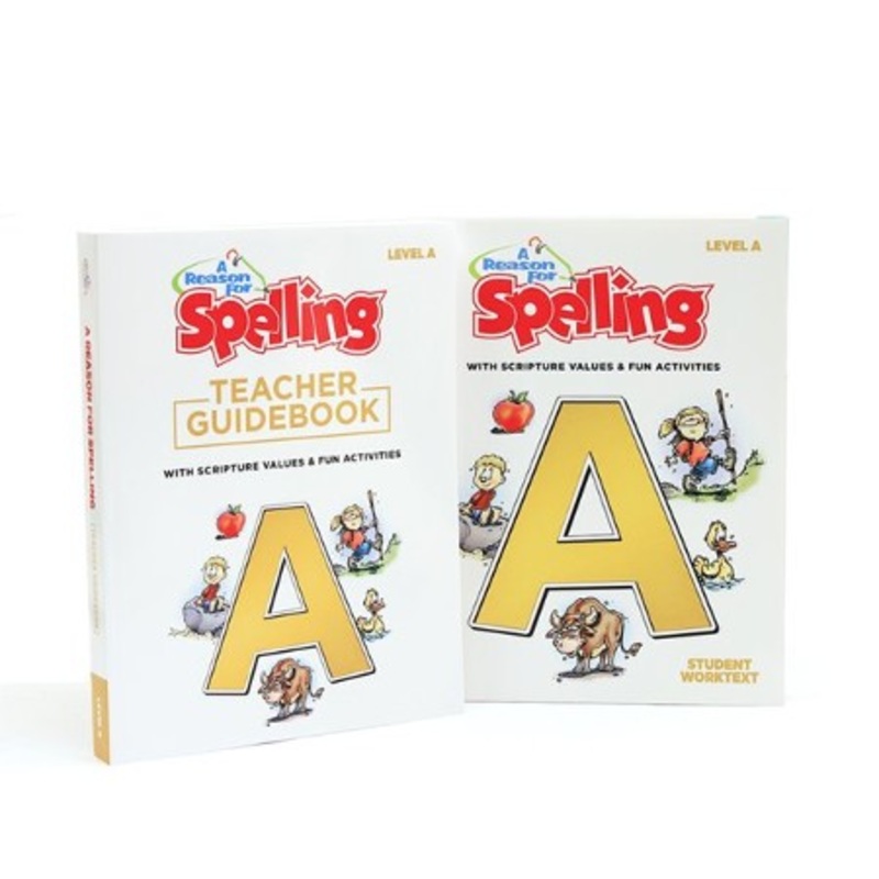 A Reason for Spelling Level A Student Worktext & Teacher  Guidebook Set (2nd Edition)