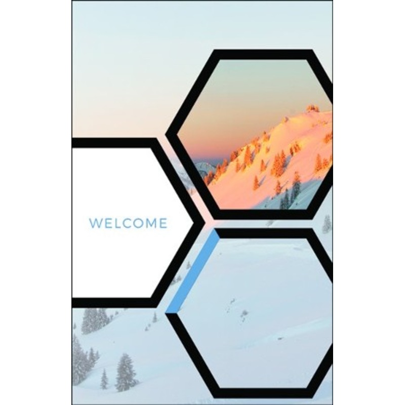Welcome Hexagon Winter Bulletins, 100