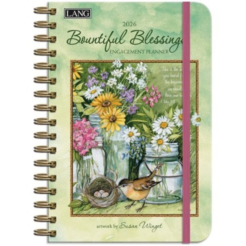 2026 Bountiful Blessings Spiral Engagement Planner