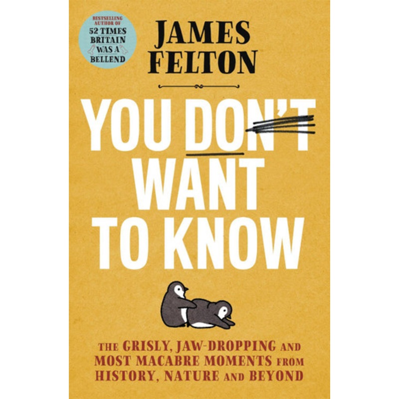 You Don’t Want to Know: The grisly, jaw-dropping and most macabre moments from history, nature and beyond James Felton 9780751580808