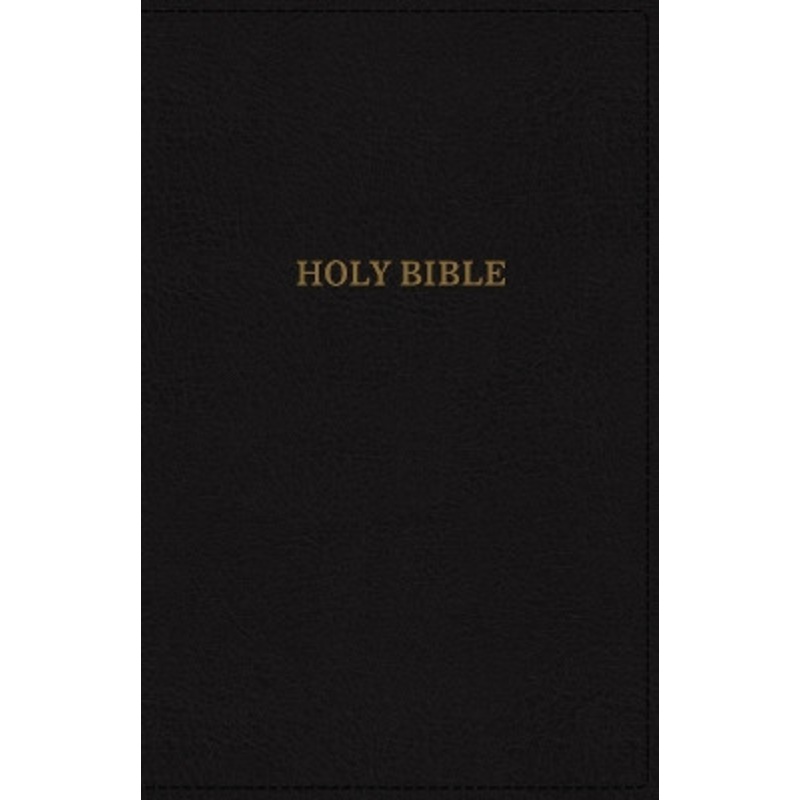 KJV Holy Bible: Giant Print with 53,000 Cross References, Deluxe Black Leathersoft, Red Letter, Comfort Print (Thumb Indexed): King James Version Thomas Nelson 9780785215424