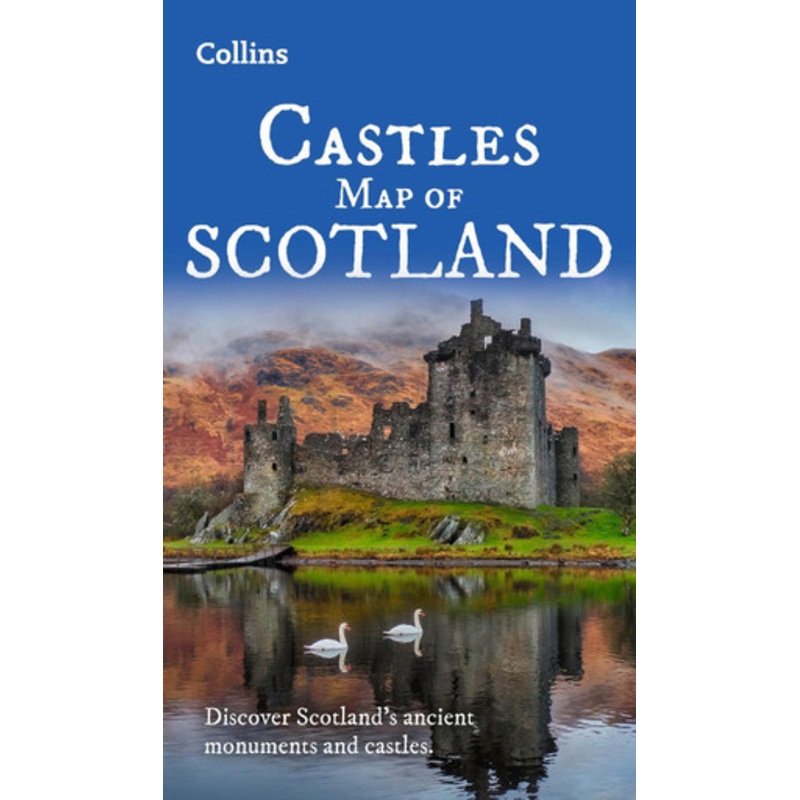 Castles Map of Scotland: Explore Scotlands ancient monuments (Collins Pictorial Maps) by Collins Maps 9780008665005