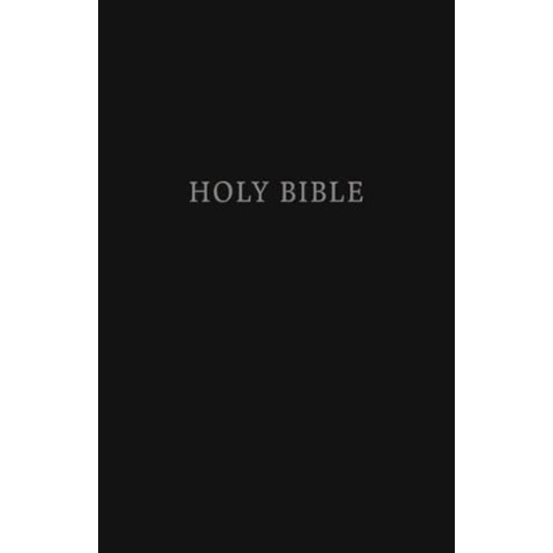 KJV, Pew Bible, Large Print, Hardcover, Black, Red Letter Edition, Comfort Print: Holy Bible, King James Version by Thomas Nelson