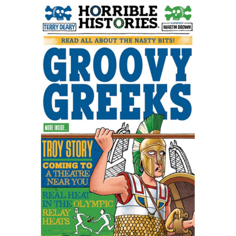 Groovy Greeks (newspaper edition) by Terry Deary 9780702312410
