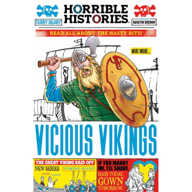 Vicious Vikings (newspaper edition) by Terry Deary 9780702312618